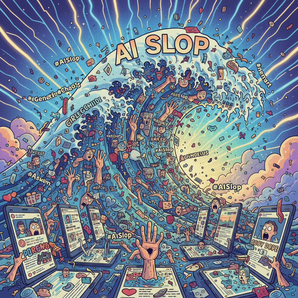 AI slop visualization