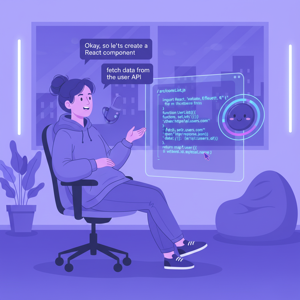 Vibe coding illustration